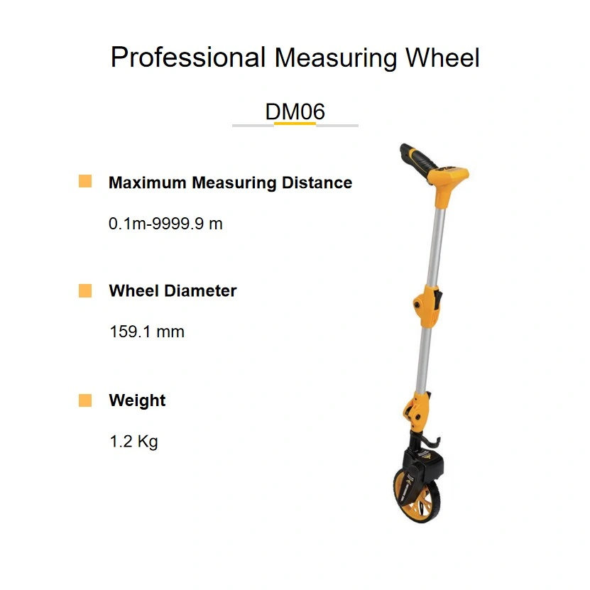 Long Distance Surveying Professional Measuring Wheel with LCD Back-Light Display